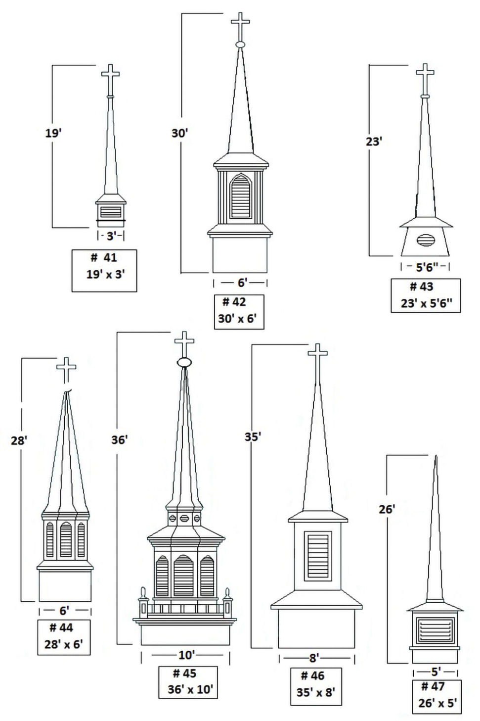 Schafer Steeple Models